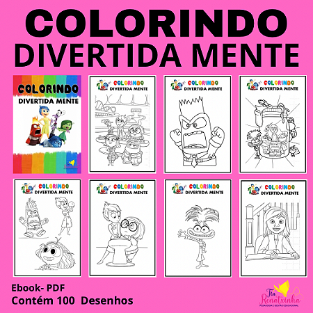 Colorindo Divertida Mente