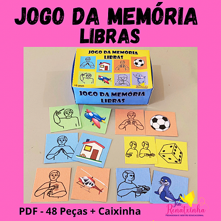 Jogo da Memória Libras