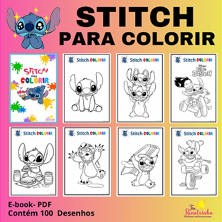 Stitch Para Colorir