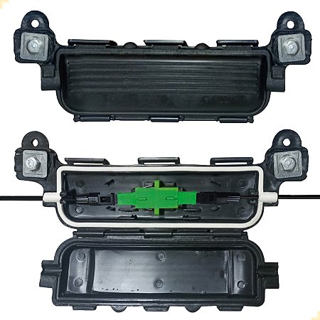 MINI CAIXA DE EMENDA 1 FIBRA