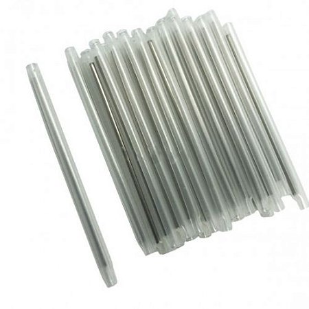 TUBO PROTEÇÃO PARA EMENDA DE FIBRA ÓPTICA - 40MM | 100 UNIDADES