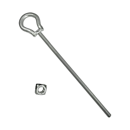 PARAFUSO OLHAL M12 X 250 MM - COM PORCA