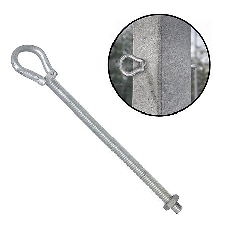 PARAFUSO OLHAL M12 X 250 MM - COM PORCA