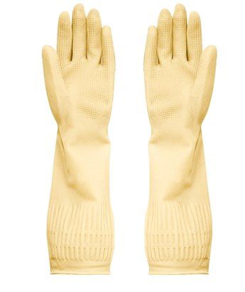 Luva Latex Natural Longatex 40CM Danny Da 2020 Tamanho G