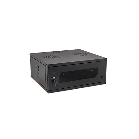 MINI RACK 19 COMPACT LITE - 03U X 370MM - PORTA ACRILICA - CKD - PRETO'