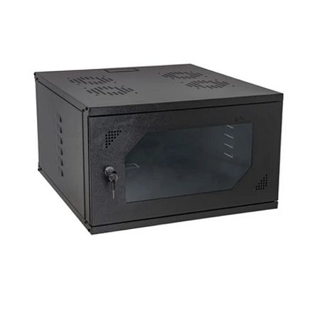 MINI RACK 19 COMPACT LITE - 04U X 370MM - P.A. - CKD - PRETO'