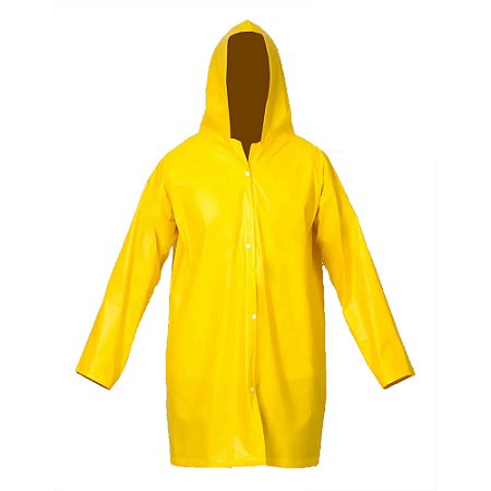CAPA DE CHUVA PVC AMARELA | CA: 36254