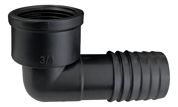 JOELHO COM ROSCA 1 POLEGADA - PRETO