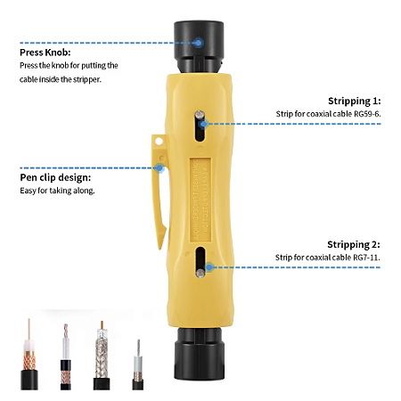 DECAPADOR CABO COAXIAL RG7-11 RG59-6