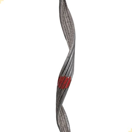 ALÇA PREF.| ALUMINIO | 15,50 - 16,50 | 160 CM | 5 FIOS | VERMELHO