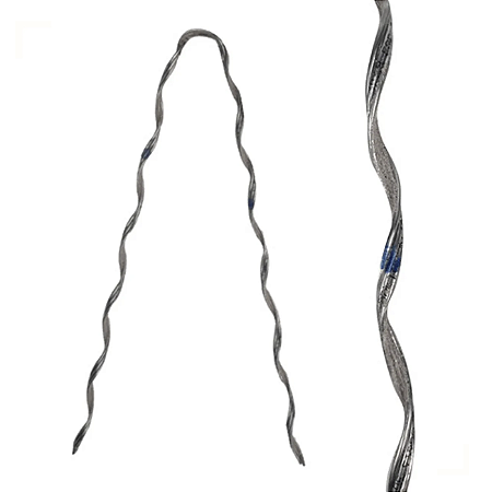 ALÇA PREFORMADA DE ALUMÍNIO | 8,0 - 8,6 | 58 CM - 4 FIOS - AZUL | 10 UNIDADES