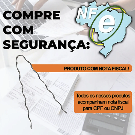 ALÇA PREFORMADA DE ALUMÍNIO | 8,0 - 8,6 | 58 CM - 4 FIOS - AZUL | 10 UNIDADES
