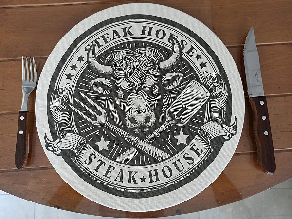 4 sousplat 35cm para churrasco cores sortidas