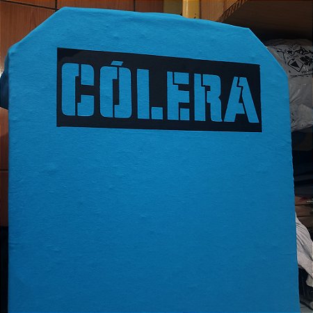 A CAMISETA CÓLERA LOGO NOVO 2022 NA COR AZUL CÉU 100% ALGODÃO 31 FIOS