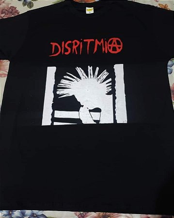 CAMISETA BANDA DISRITMIA PUNK ROCK PAULISTA