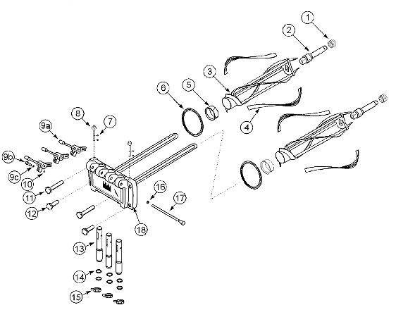 Taylor 336 | Vistas de peças explodidas