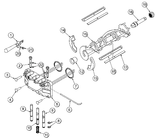 Diagrama Taylor C712 Visão explodida