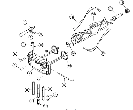 Diagrama de peças do Taylor C713 Visão explodida