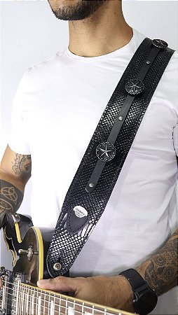 Correia Vaquero em BLACK SNAKE - Prata Velha