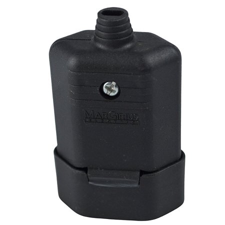 Plugue Femea 2P 10A Preto TMD1-2