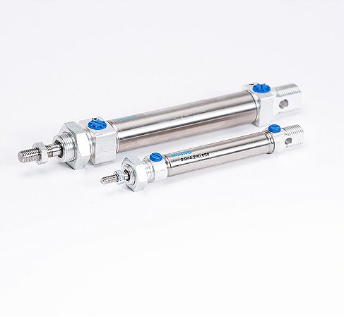Cilindro ISO Mini 25 X 0010 dupla ação, duplo Armotecimento Micro