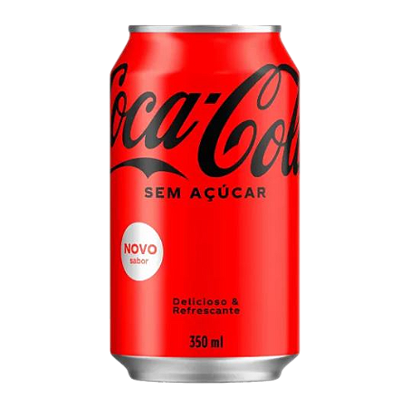 Refrigerante Coca Cola Zero Lata 350ml