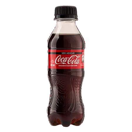Refrigerante Coca Cola zero garrafa 200ml