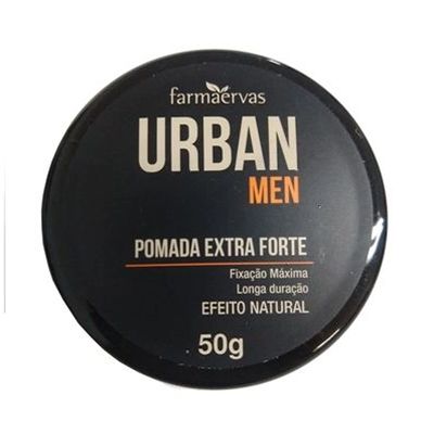 Pomada Extra Forte - Fixação Máxima - Efeito Natural - Urban Men - Farmaervas