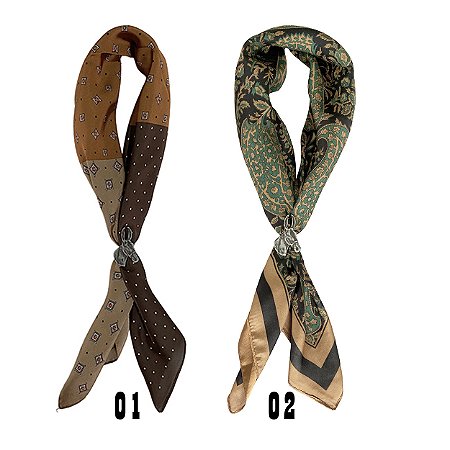 Lenço Muladeiro Pequeno Estampa