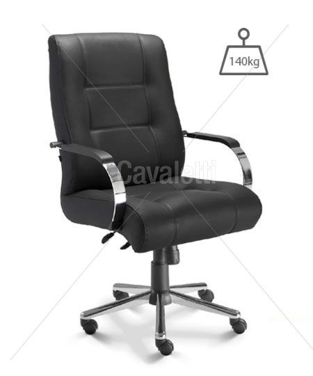Cadeira para Escritório Presidente Cavaletti Prime 20103 Plus Size
