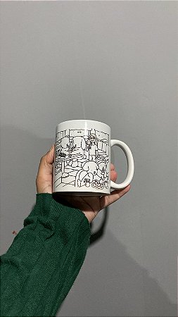 Kit Caneca + Livro de Colorir +Ecobag