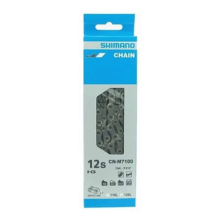 CORRENTE SHIMANO CN-M7100 126L 12V C/ QUICK LINK
