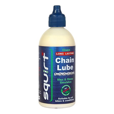 LUBRIFICANTE/CERA SQUIRT LONG LASTING CHAIN LUBE P/ CORRENTE 120ML