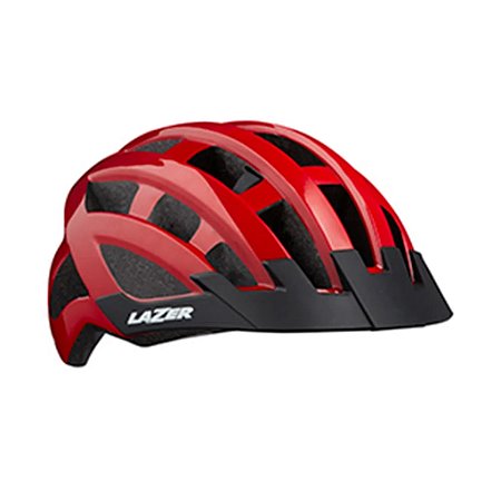 CAPACETE MTB LAZER COMPACT TAM UNICO VERMELHO