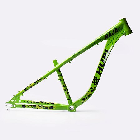 QUADRO HUPI NAJA V9 VERDE HORIZONTAL  - HUPI BIKES