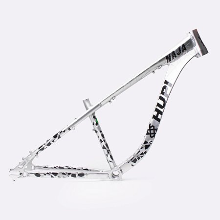 QUADRO HUPI NAJA V9 POLIDO  HORIZONTAL PRATA  - HUPI BIKES