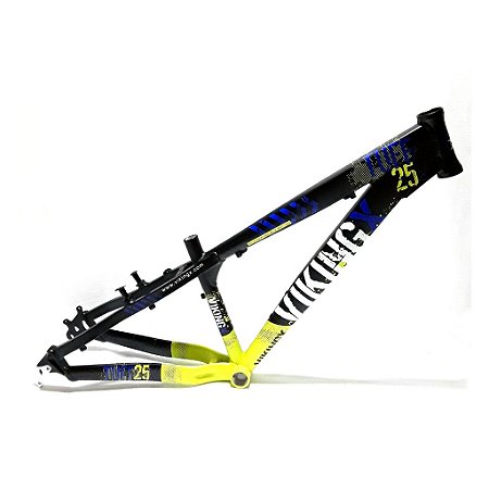 QUADRO VIKING-X 26 TUFF X-25, ALUMINIO PRETO/AMARELO