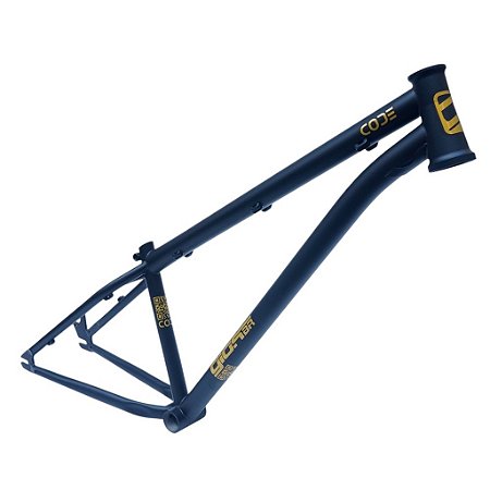 QUADRO GIOSBR AÇO CROMOLY CODE 26 PRETO FOSCO - ADES. DOURADO