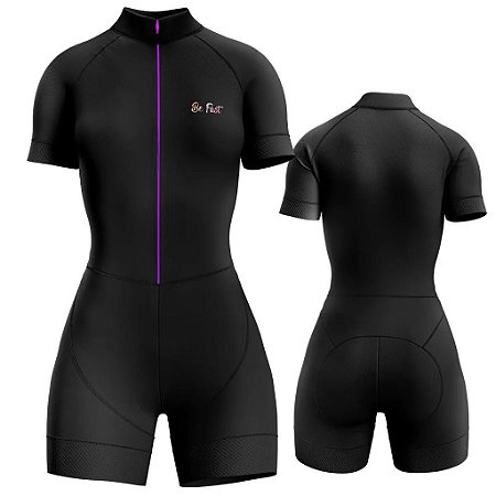 MACAQUINHO FEMININO BE FAST SEM ESTAMPA PRETO