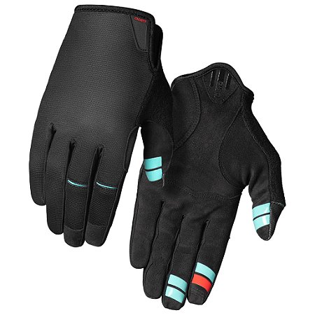 LUVA DE CICLISMO GIRO DND GEL PRETO/AZUL GG