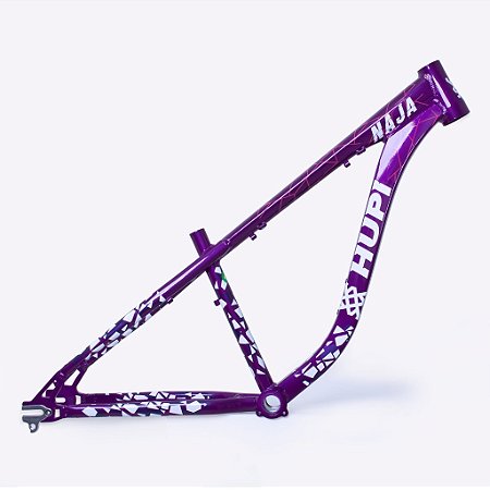 QUADRO HUPI NAJA V9 ROXO/BRANCO-HUPI BIKES