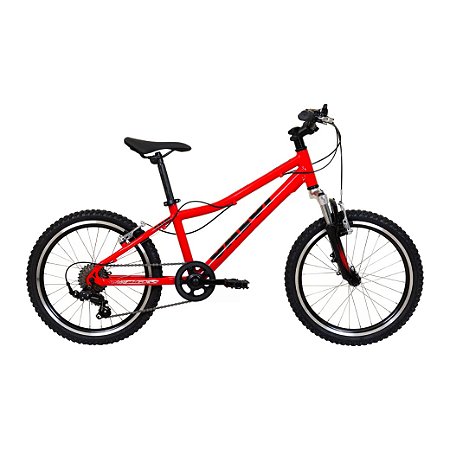 BICICLETA CALOI WILD XS ARO 20 - 7 MARCHAS - VERMELHO