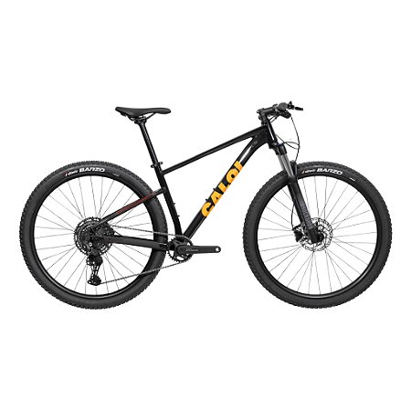 BICICLETA MTB ARO 29 CALOI EXPLORER EXPERT SL 11V PRETO AMARELO