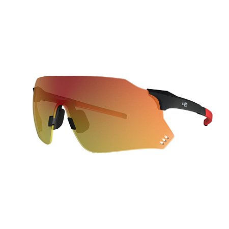 OCULOS HB QUAD X 2.0 MATTE BLACK RED CHROME