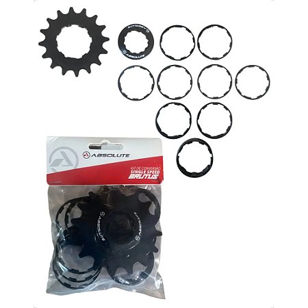 KIT CONVERSAO SINGLE SPEED BRUTUS 16D PT