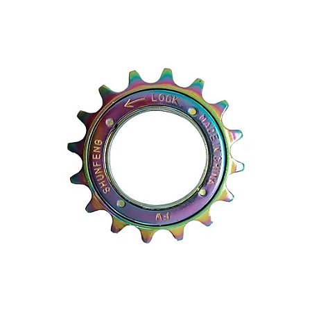 RODA LIVRE 16 DENTES SHUNFENG RAINBOW CAMALEÃO AÇO