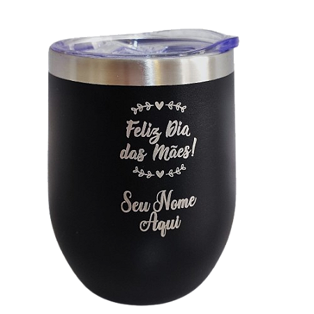 Copo Termico Inox Personalizado (Nome), Copo tipo Cuica
