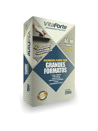 Argamassas grandes formatos