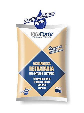 Argamassa refrataria 5KG