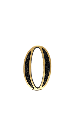 Algarismo 12cm Latão - Não enferruja